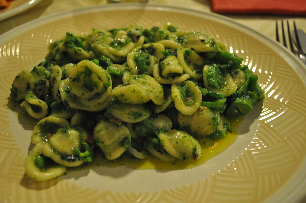 Orecchiette con cime di rapa