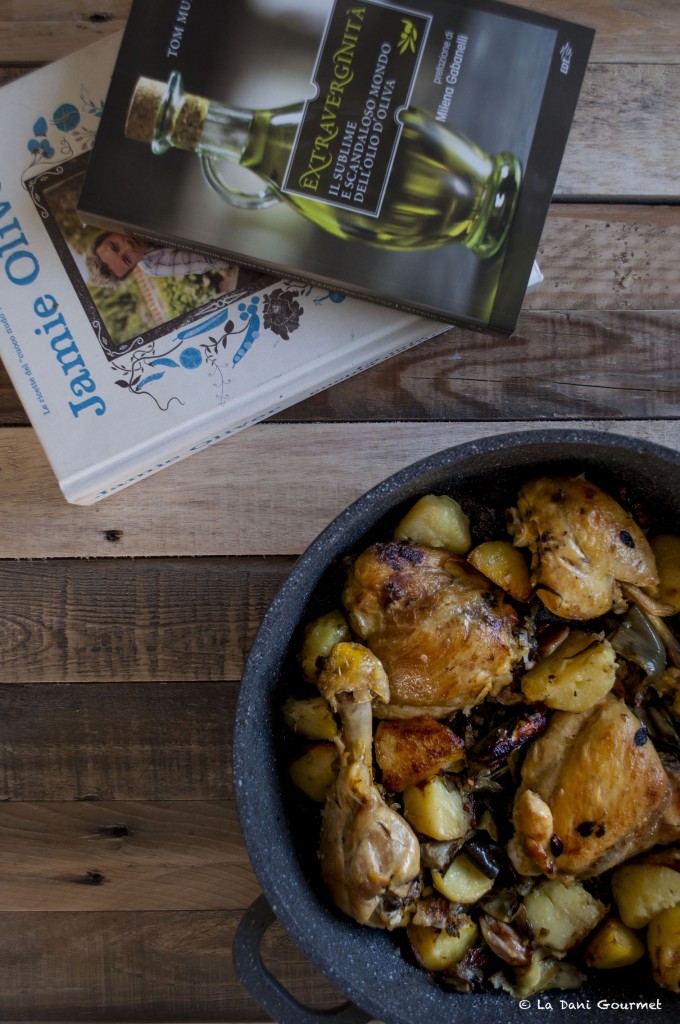 Cosce di pollo, patate, carciofi - Jamie Oliver