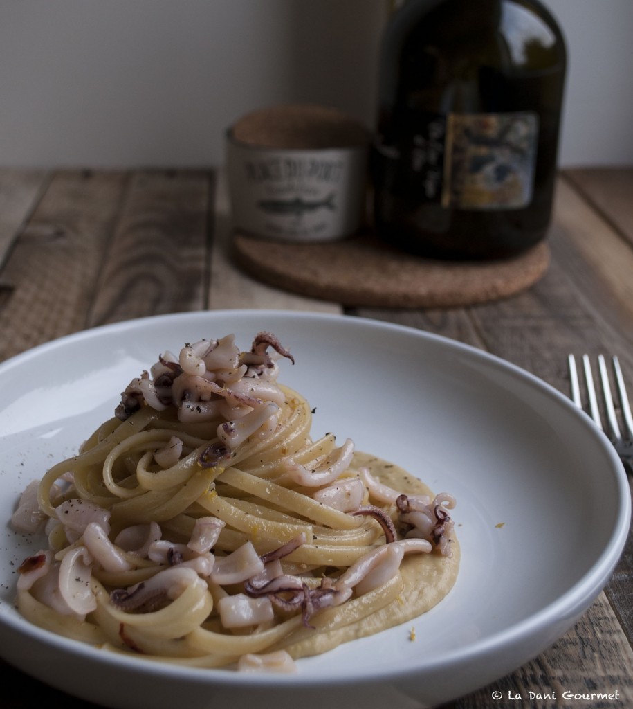 Linguine calamari