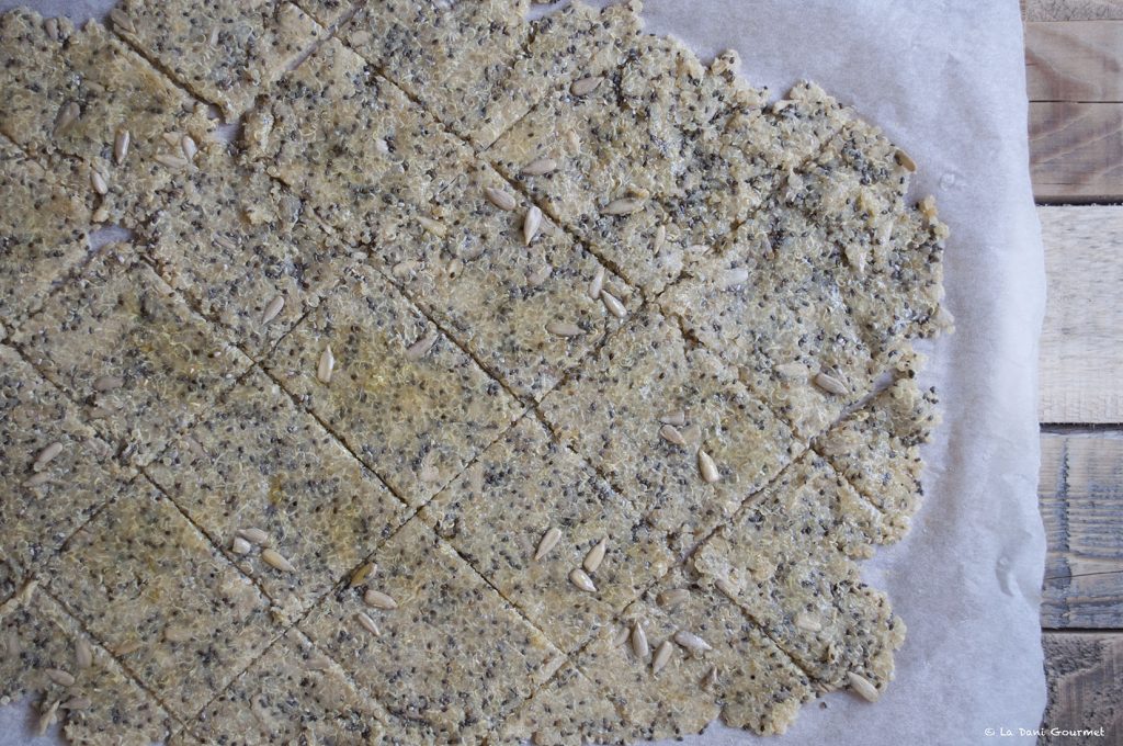cracker quinoa e semi di chia