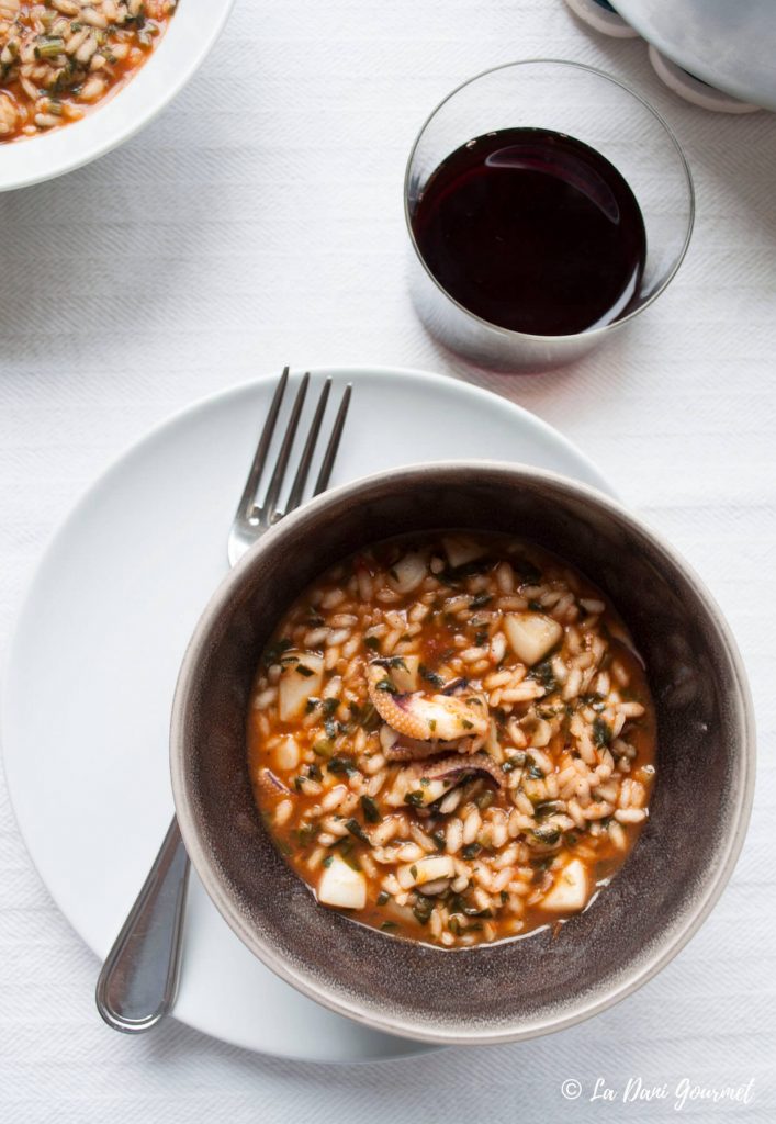 risotto seppie e bieta del Carnevaldarsena